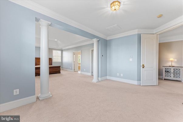 Empty room, Interior, Recessed Lighting