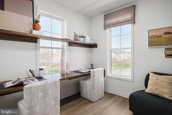 Home Office, Interior, Wood Texture Flooring