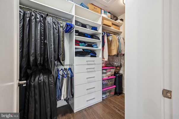 Interior, Walk-in Closets, Wood Texture Flooring