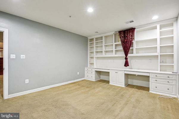 Home Office, Interior, Recessed Lighting