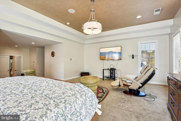 Bedroom, Interior, Pendant Lights, Recessed Lighting