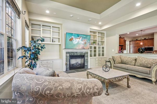 Fireplace, Interior, Living room, Pendant Lights, Recessed Lighting