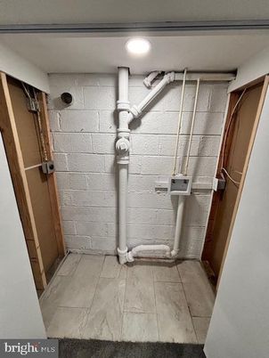 Interior, Recessed Lighting, Stone Walls