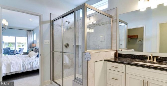 Bathroom, Bedroom, Glass Shower, Interior, Recessed Lighting
