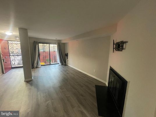 Empty room, Fireplace, Interior, Wood Texture Flooring
