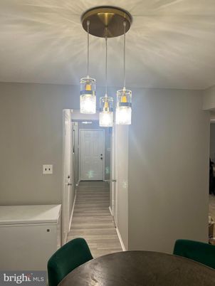 Interior, Pendant Lights, Wood Texture Flooring