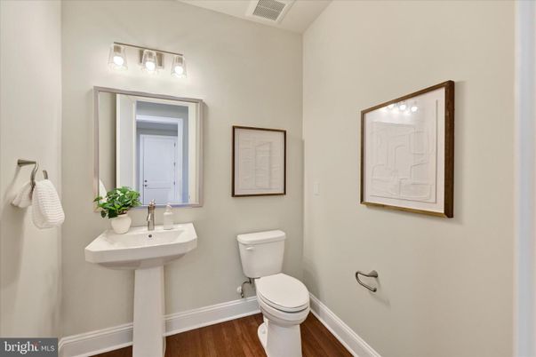 Bathroom, Interior, Wood Texture Flooring