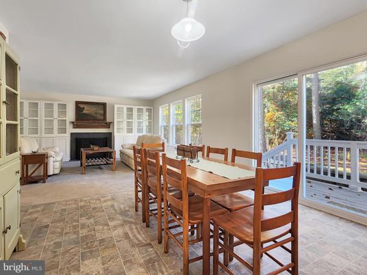 Dining room, Fireplace, Interior, Living room