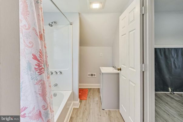 Bathroom, Interior, Wood Texture Flooring