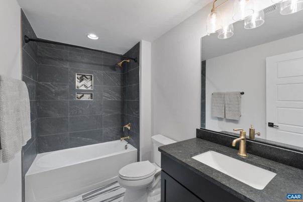 Bathroom, Interior, Recessed Lighting