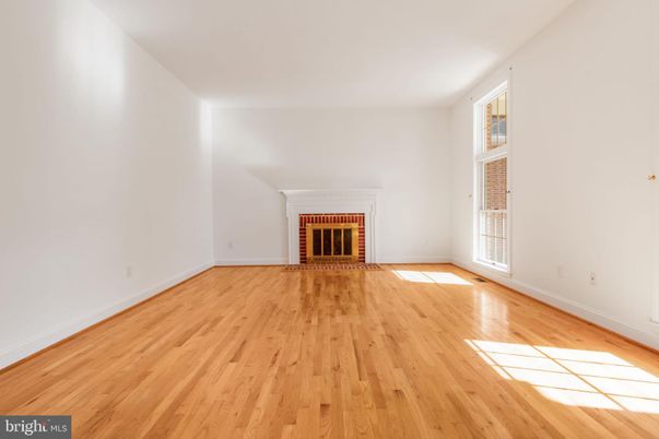 Empty room, Fireplace, Interior, Wood Texture Flooring