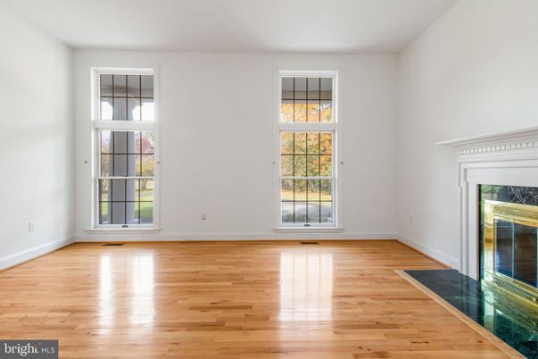 Empty room, Fireplace, Interior, Wood Texture Flooring