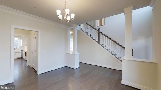 Chandelier, Interior, Wood Texture Flooring