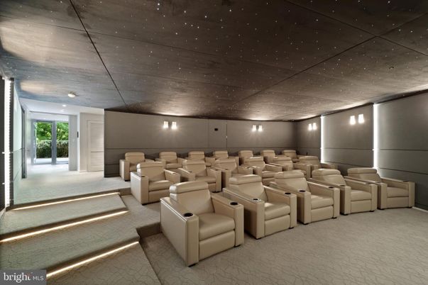 Home Theatre Room, Interior, Recessed Lighting, Theatre Room