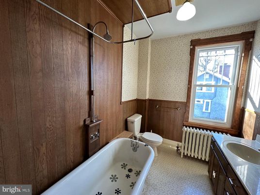 Bathroom, Dual Sink Vanities, Interior, Wooden Walls