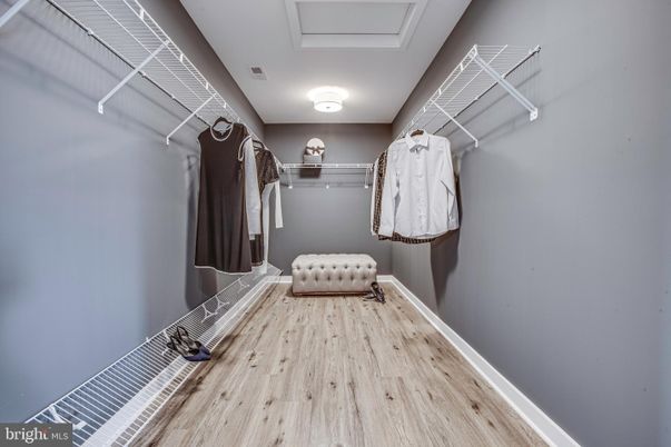 Interior, Walk-in Closets, Wood Texture Flooring
