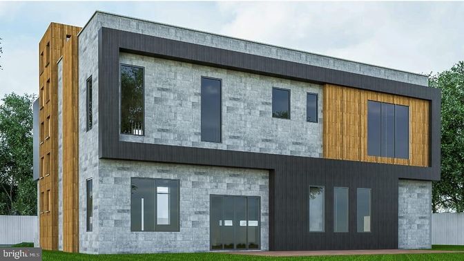 Exterior, Facade, Modern