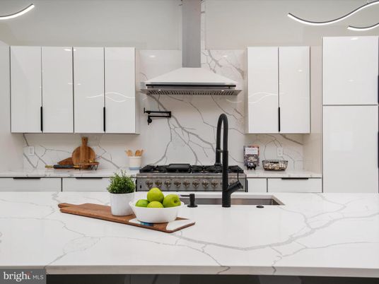Interior, Kitchen, Marble Walls