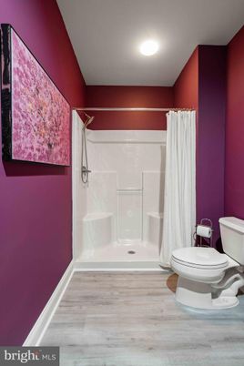 Bathroom, Interior, Recessed Lighting, Wood Texture Flooring
