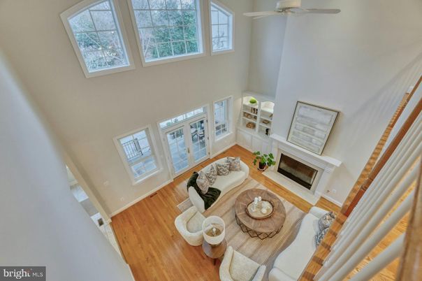 Dining room, Fireplace, Interior, Living room, Wood Texture Flooring