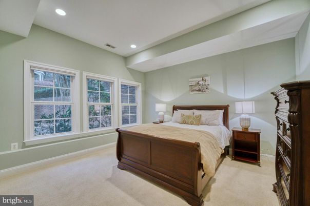 Bedroom, Interior, Recessed Lighting