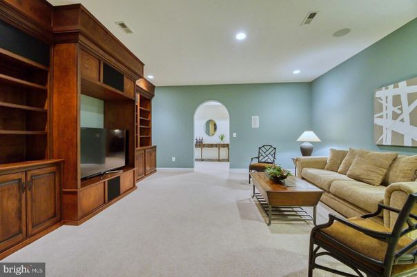 Interior, Living room, Recessed Lighting