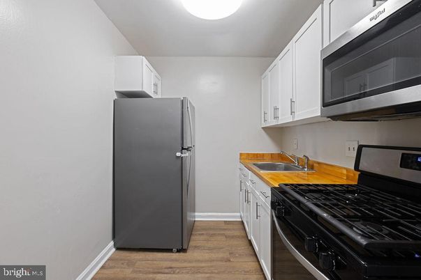 Interior, Kitchen, Wood Texture Flooring