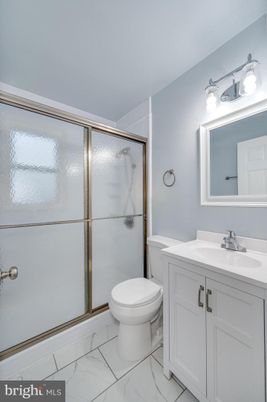 Bathroom, Glass Shower, Interior, Marble