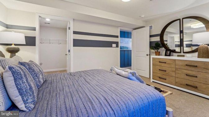 Bedroom, Interior, Recessed Lighting