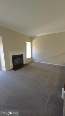 Empty room, Fireplace, Interior