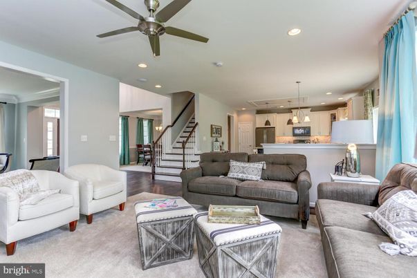 Interior, Kitchen, Living room, Pendant Lights, Recessed Lighting, Stainless Steel Appliances, Wood Texture Flooring