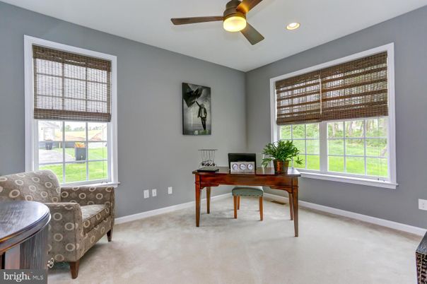 Home Office, Interior, Recessed Lighting