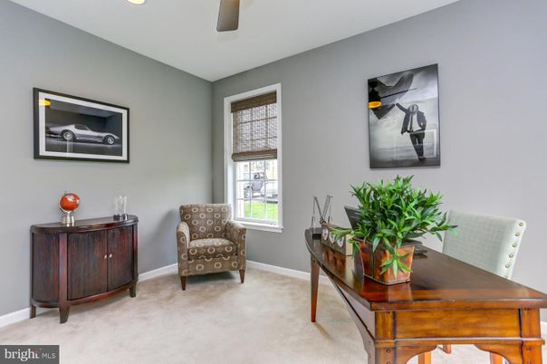 Home Office, Interior, Recessed Lighting
