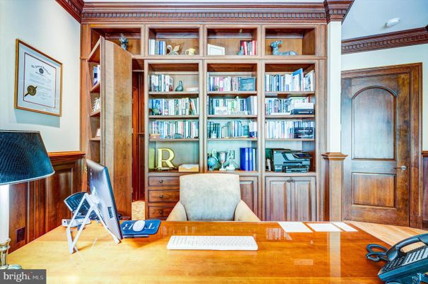 Home Office, Interior, Wood Texture Flooring