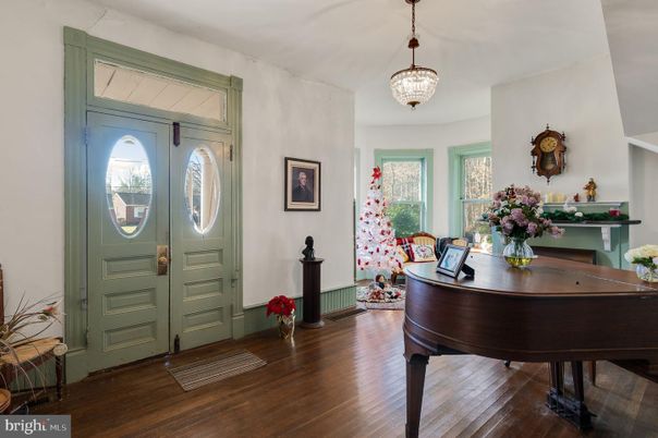 Interior, Pendant Lights, Piano, Wood Texture Flooring
