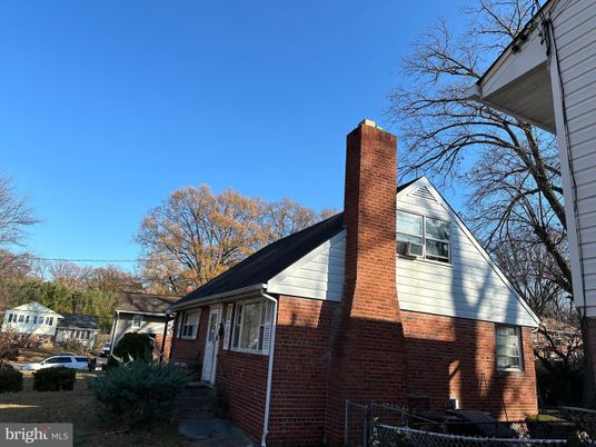 Exterior, Facade, Brick Facade, A Frame