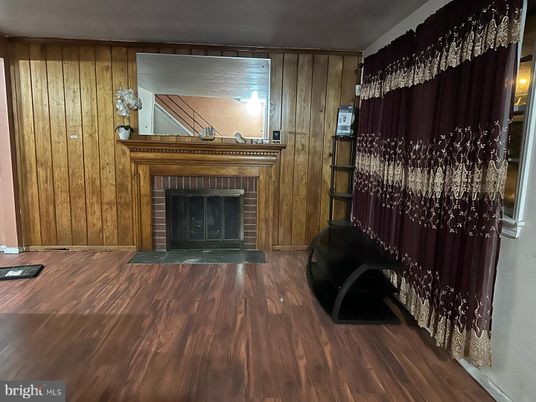 Fireplace, Interior, Wood Texture Flooring, Wooden Walls