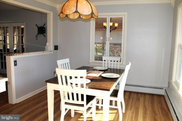Dining room, Interior, Wood Texture Flooring