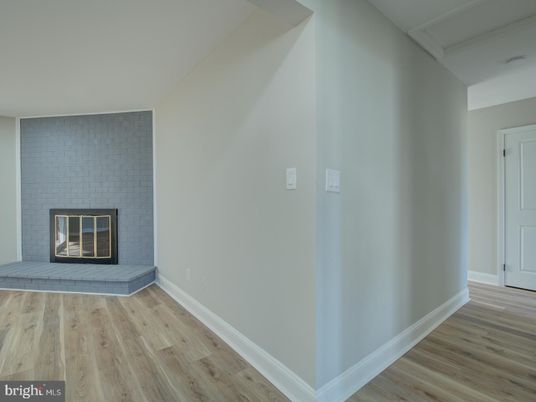 Empty room, Fireplace, Interior, Wood Texture Flooring