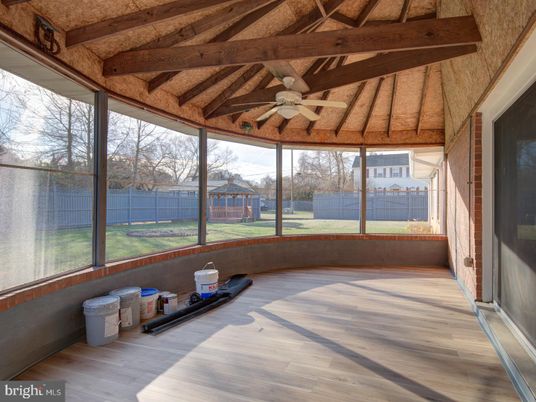 Interior, Sun Room, Wooden Beams, Wood Texture Flooring