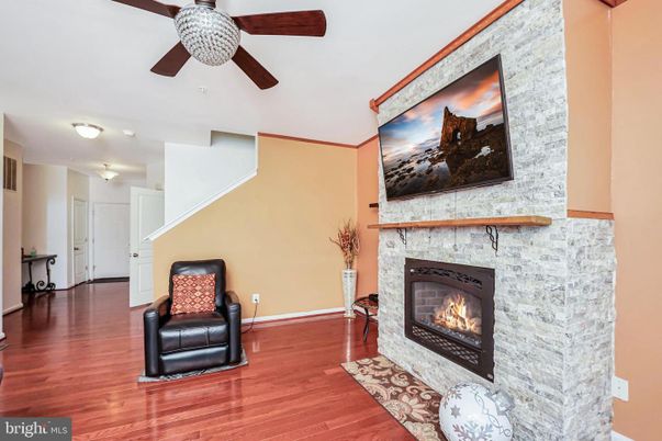 Fireplace, Interior, Wood Texture Flooring