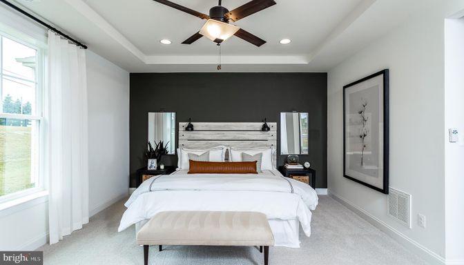Bedroom, Interior, Recessed Lighting