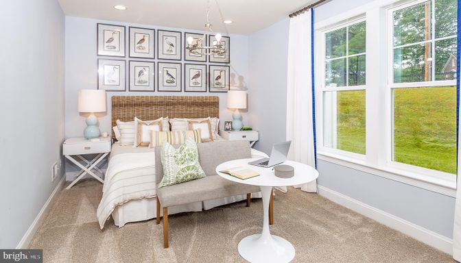 Bedroom, Home Office, Interior, Recessed Lighting