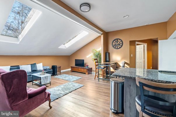 Dining room, Interior, Living room, Recessed Lighting, Wood Texture Flooring