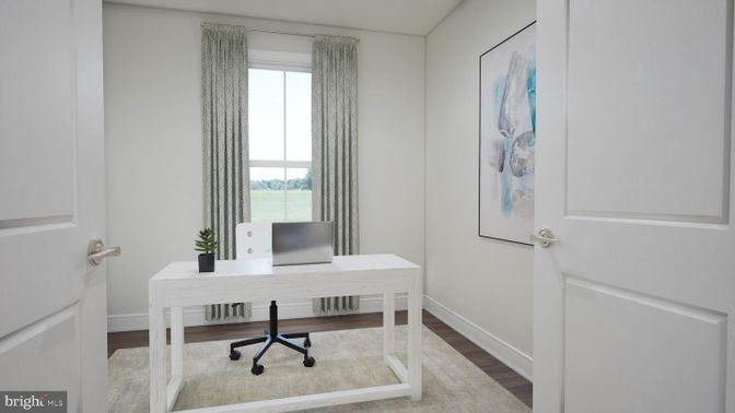 Home Office, Interior, Wood Texture Flooring