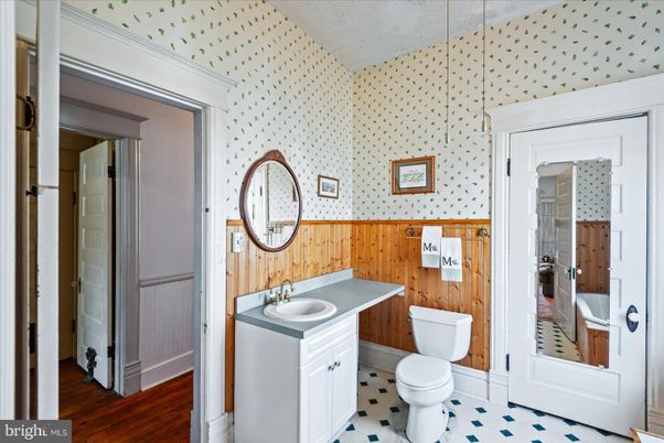 Bathroom, Interior, Wooden Walls