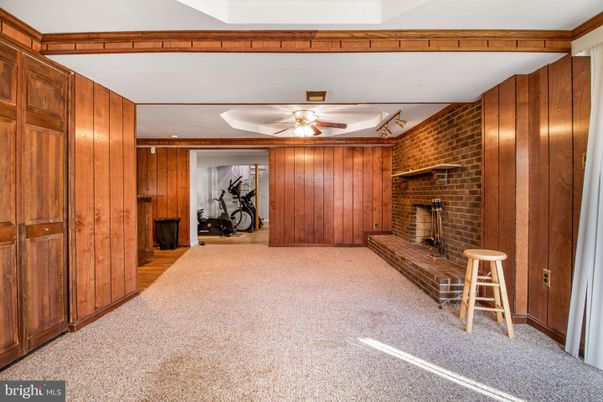 Fireplace, Interior, Stone Walls, Wooden Walls