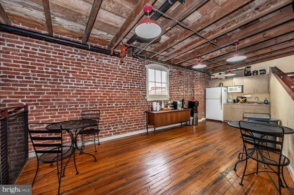 Interior, Stone Walls, Wood Texture Flooring