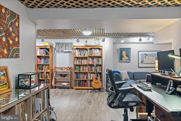 Home Office, Interior, Wood Texture Flooring