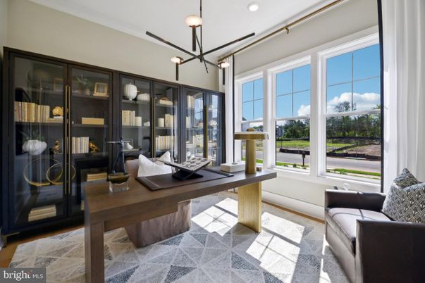 Home Office, Interior, Pendant Lights